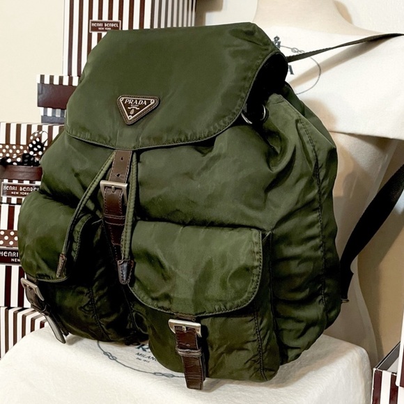 Prada double front pocket backpack - medium - Picture 3 of 9